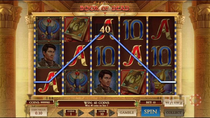 Estatísticas e Potencial de Ganho no Book of Dead